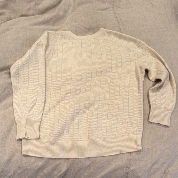 rag & bone Durham Cashmere Herringbone Cardigan - Picture 4 of 9